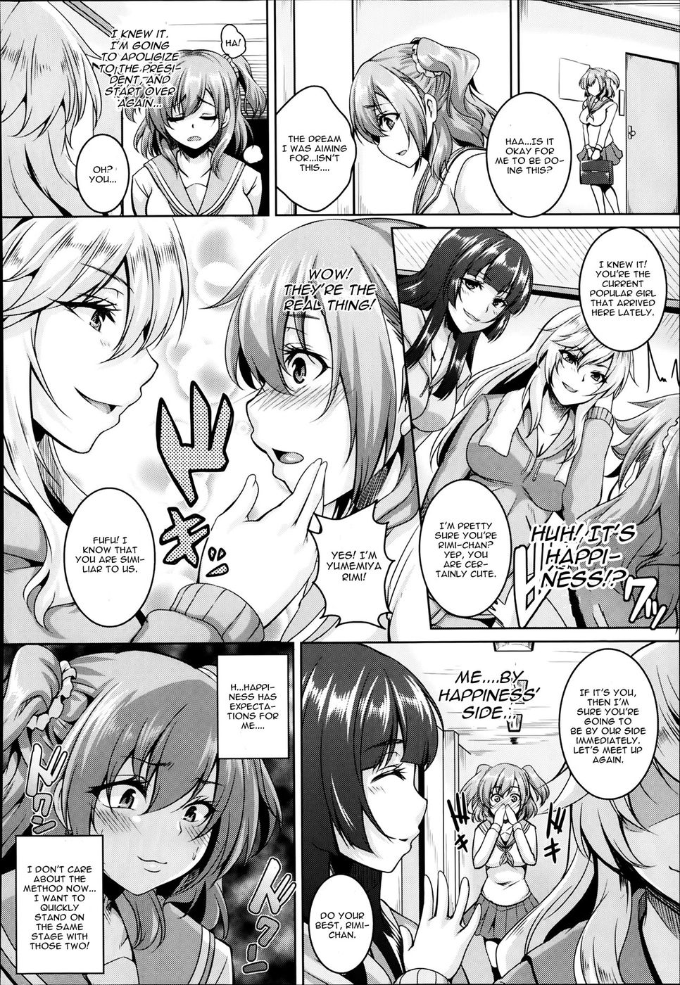 Hentai Manga Comic-Happiness! Shinjin Aidoru no Houshi Eigyou-Read-10